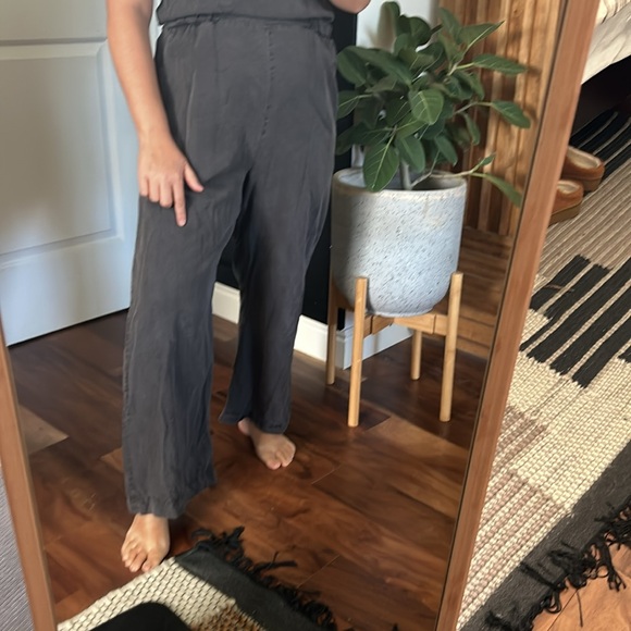 FOLK Clothing Wrap Tencel Jumpsuit. Size 2 - Picture 15 of 16